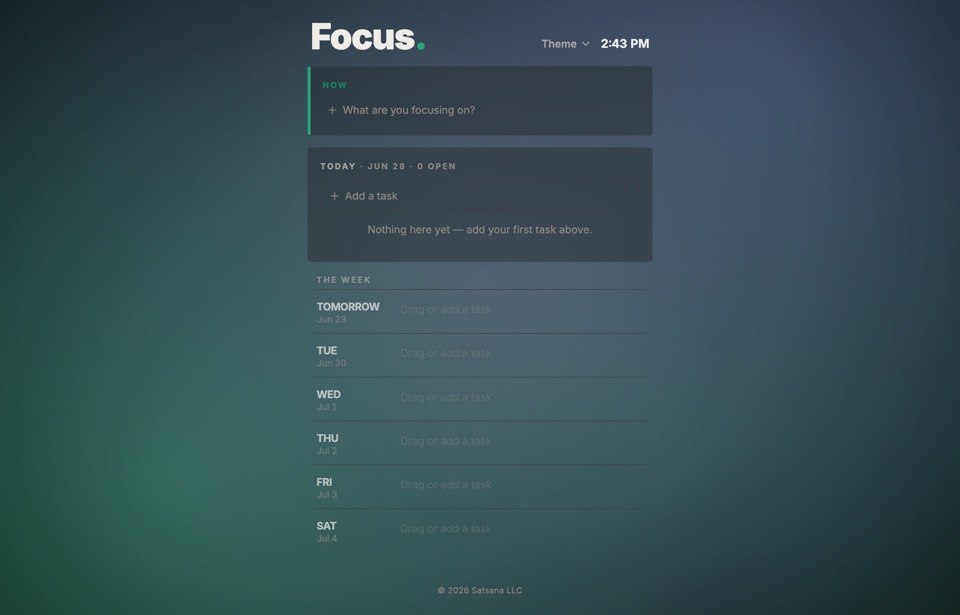 Focus website
